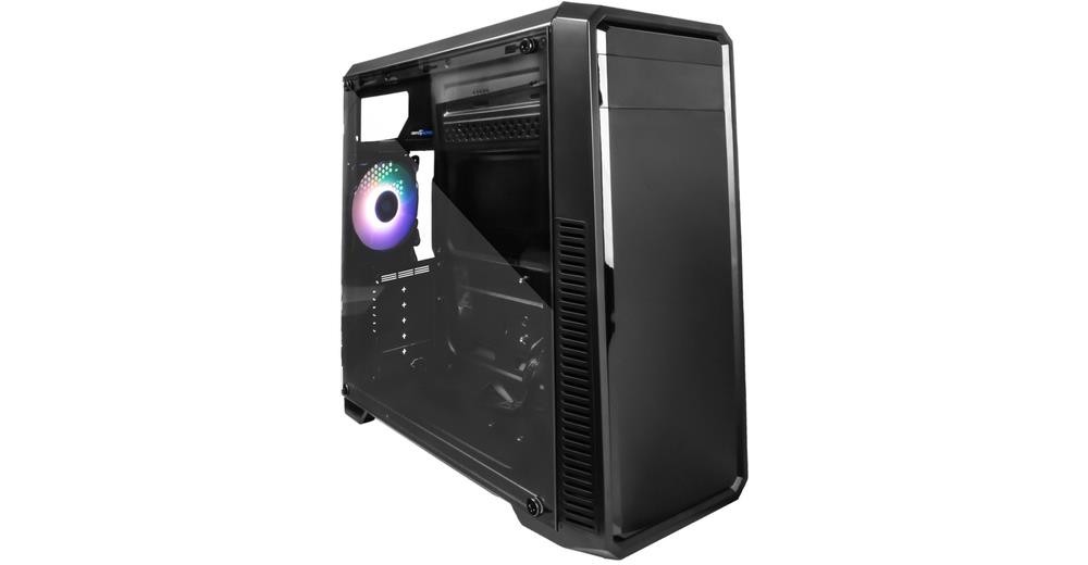Gabinete Game Factor Atx,usb 3.0, 1 Vent 120mm, Cristal S/fte Csg300, Game Factor